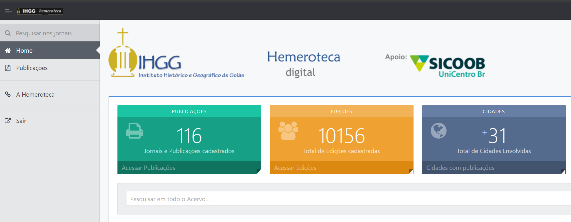 HEMEROTECA DIGITAL DO IHGG